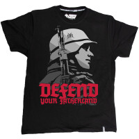 T-SHIRT &quot;FATHERLAND&quot; SCHWARZ L