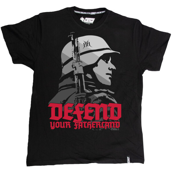 T-SHIRT "FATHERLAND" SCHWARZ M