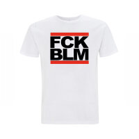 T-Shirt "FCK BLM" weiß (Casual) L