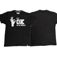 "Its OK to be White" schwarz (Premium) XL