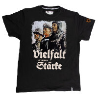 T-SHIRT "VIELFALT" SCHWARZ XXL
