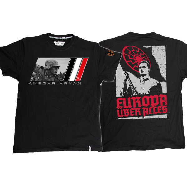 T-SHIRT "ÜBER ALLES" schwarz S