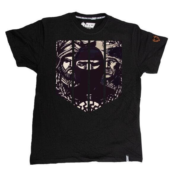 T-SHIRT "VERTEIDIGER" schwarz XXL