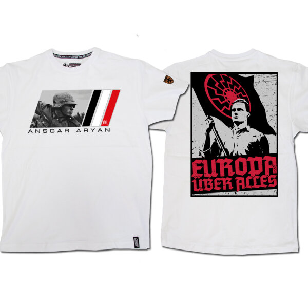 T-SHIRT "ÜBER ALLES" weiß M