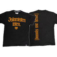 T-SHIRT "DAMALS WIE HEUTE" SCHWARZ 4XL