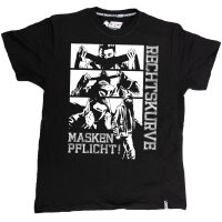 Maskenpflicht schwarz TS L