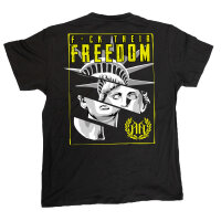 F*ck their Freedom schwarz TS L