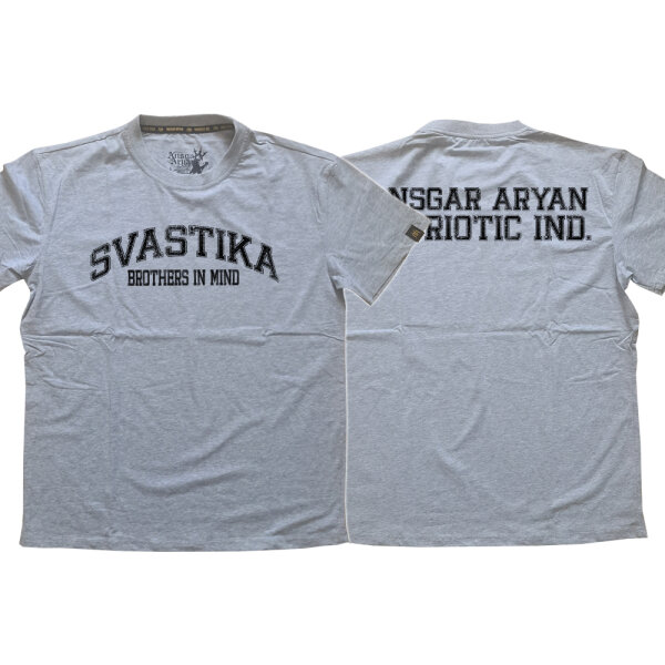 Brothers in Mind grau-melange TS XL