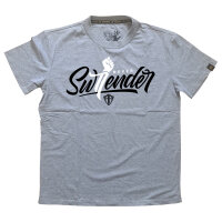 Never Surrender grau-melange TS XXL