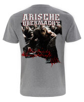 Arische Übermacht grau melange TS 3XL