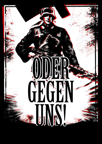 Mit uns oder gegen uns schwarz TS L