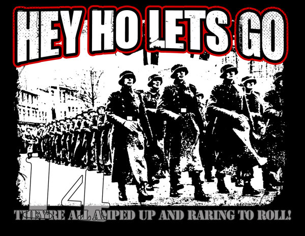Hey Ho lets go schwarz TS M