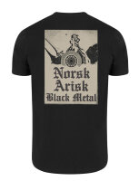 Norsk Arisk Black Metal schwarz TS 8XL