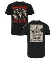 Norsk Arisk Black Metal schwarz TS 8XL