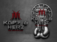 Kopf & Herz weiß TS XL