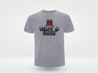 Kopf &amp; Herz grau TS 3XL