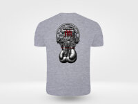 Kopf &amp; Herz grau TS 3XL
