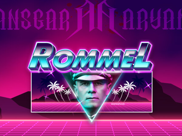 Rommel Retro schwarz TS 4XL