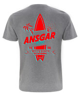 White Beach grau TS M