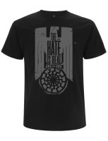 THE HATE IS REAL schwarz TS XXL