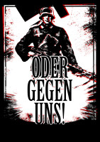 Mit uns oder gegen uns schwarz HO S