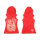 Skull WMN - red rose TS XS