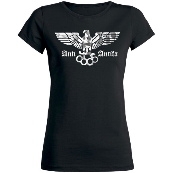 ANTI-ANTIFA Girly schwarz S