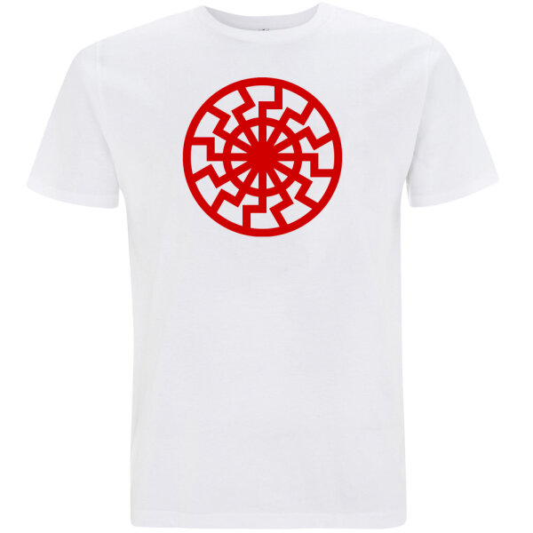 SCHWARZE SONNE T-Shirt weiß L