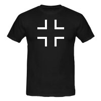 BALKENKREUZ T-Shirt schwarz S