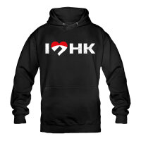 I <3 HK Hoody schwarz XL