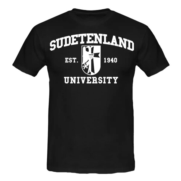 SUDETENLAND T-Shirt schwarz 5XL