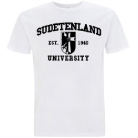SUDETENLAND T-Shirt weiß XL