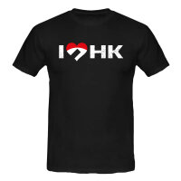 I <3 HK T-Shirt schwarz XL