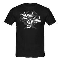 STAND YOUR GROUND T-Shirt schwarz L