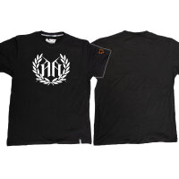 T-SHIRT "LEAF" SCHWARZ  S