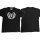 T-SHIRT "LEAF" SCHWARZ  S