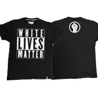 T-Shirt "White Lives Matter" schwarz XXL