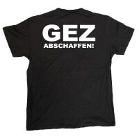 T-Shirt "FCK GEZ" schwarz XL