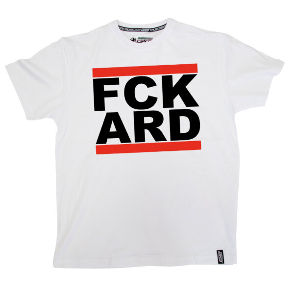 T-Shirt "FCK ARD" weiß