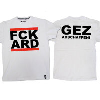 T-Shirt "FCK GEZ" weiß