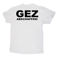 T-Shirt "FCK GEZ" wei&szlig;