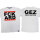 T-Shirt "FCK GEZ" wei&szlig;