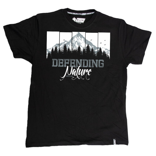 "DEFENDING NATURE" schwarz 3XL