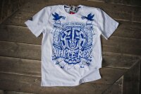 ZERO TOLERANCE. WHITE-BLUE. S