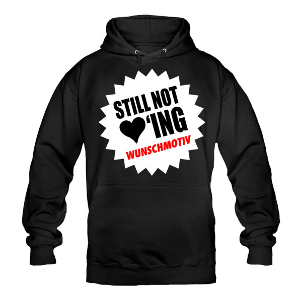 STILL NOT LOVING WUNSCHMOTIV Hoody schwarz