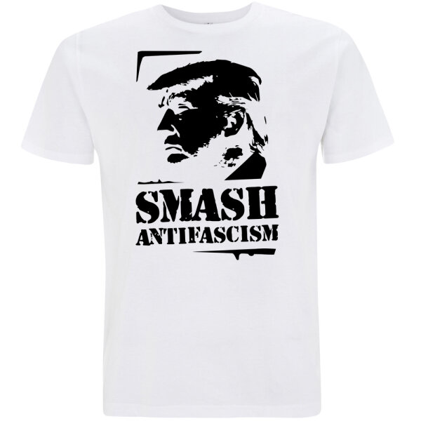 SMASH ANTIFASCISM T-Shirt weiß
