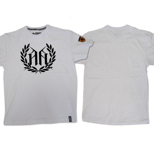 T-SHIRT "LEAF" WEISS