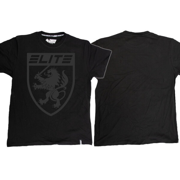 T-SHIRT "LION" SCHWARZ