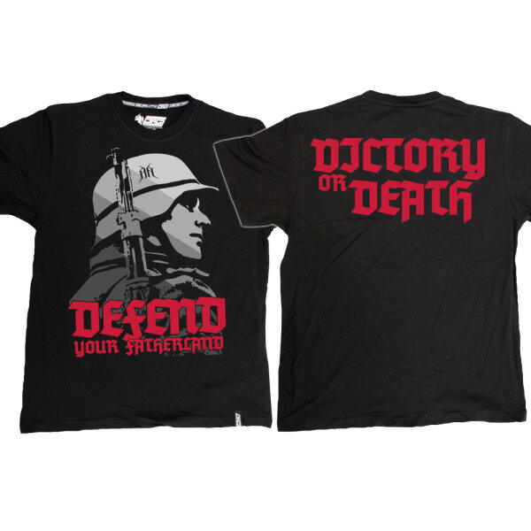 T-SHIRT "FATHERLAND" SCHWARZ