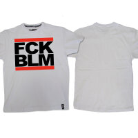 T-Shirt "FCK BLM" weiß (Premium)